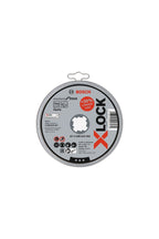 Bosch - X-Lock - 125*1,0MM Standard Seri Düz Inox (Paslanmaz Çelik) Kesme Diski (Taş) - Rapido 10'lu  2608619267