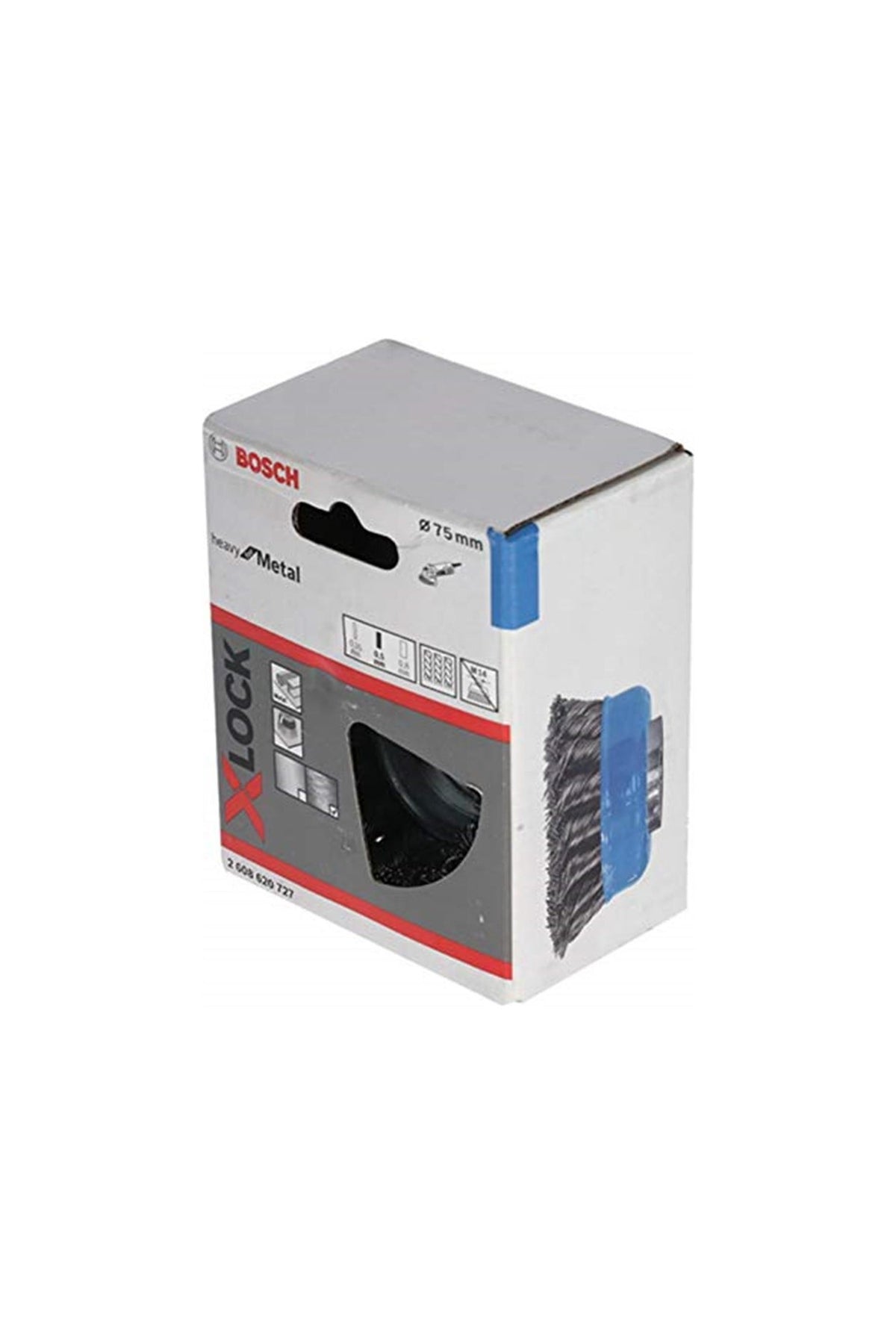 Bosch Professional Heavy Örgülü Tencere Fırçası (Metal Için, X-Lock Ø 75 Mm, Ø 125 mm Için),