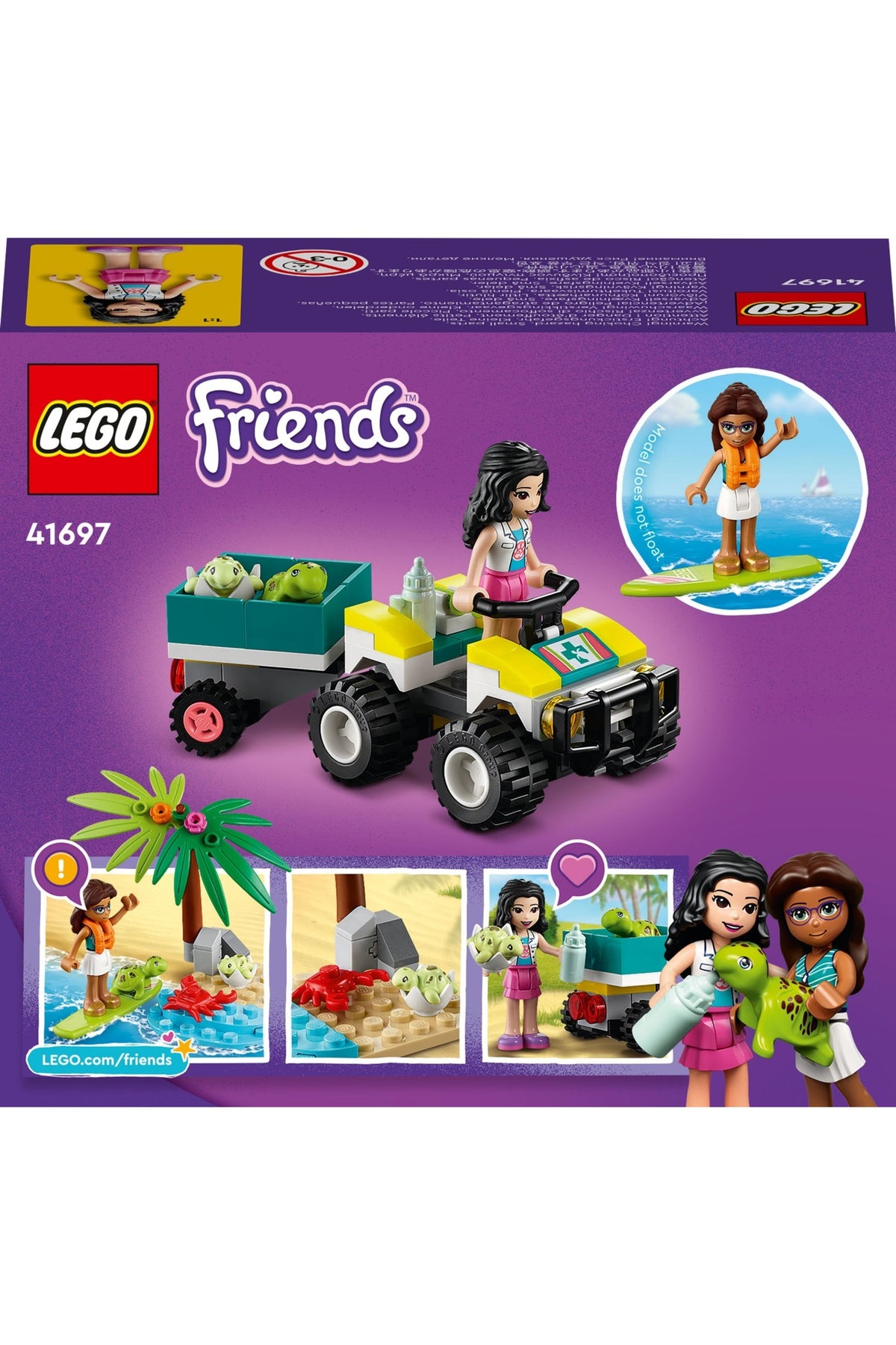 LEGO Friends Kaplumbağa Koruma Aracı 41697