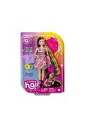 Barbie Upuzun Muhteşem Saçlı Bebekler HCM87 HCM90 Kumral Kalp