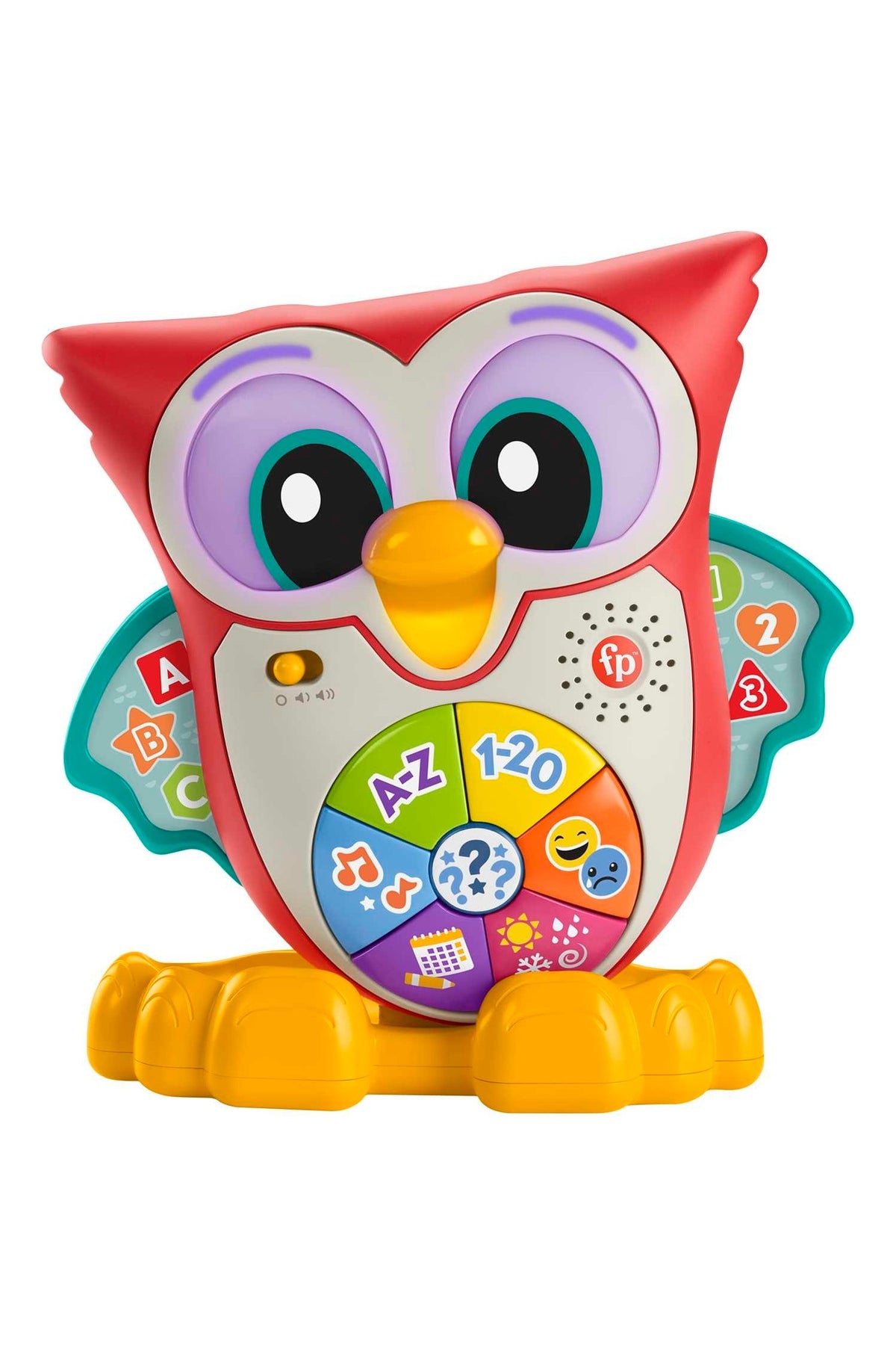 Fisher-Price Linkimals Bilge Baykuş - Türkçe, En Az 18 Aylık Olan Yürüme Çağındaki Çocuklar İçin Işıklı, Hareketli, İnte