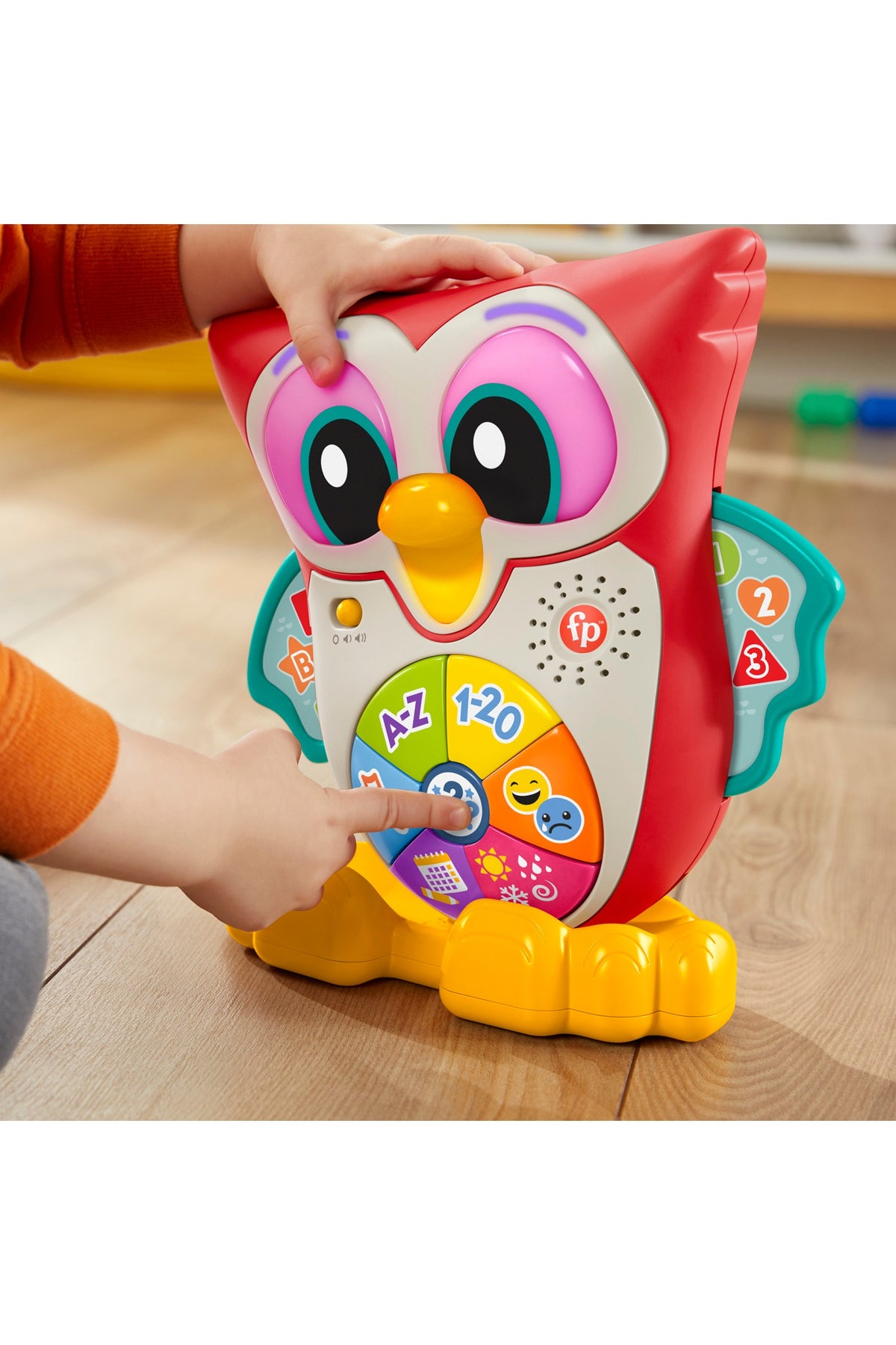 Fisher-Price Linkimals Bilge Baykuş - Türkçe, En Az 18 Aylık Olan Yürüme Çağındaki Çocuklar İçin Işıklı, Hareketli, İnte