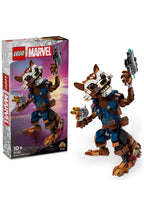 LEGO ® ǀ Marvel Rocket ve Bebek Groot 76282 - 10 Yaş & Üzeri Süper Kahraman Seven Çocuklar için Oyuncak Yapım Seti (566 