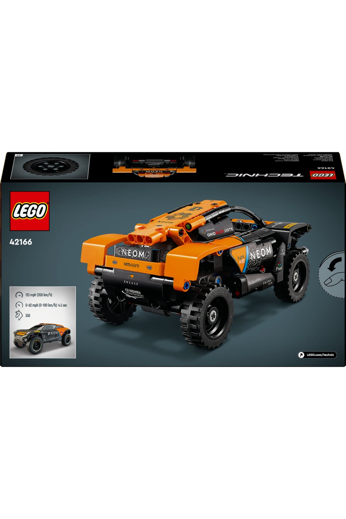 LEGO® Technic NEOM McLaren Extreme E Race Car 42166 - 7 Yaş & Üzeri Çocuklar için Yaratıcı Oyuncak Yapım Seti (252 P)