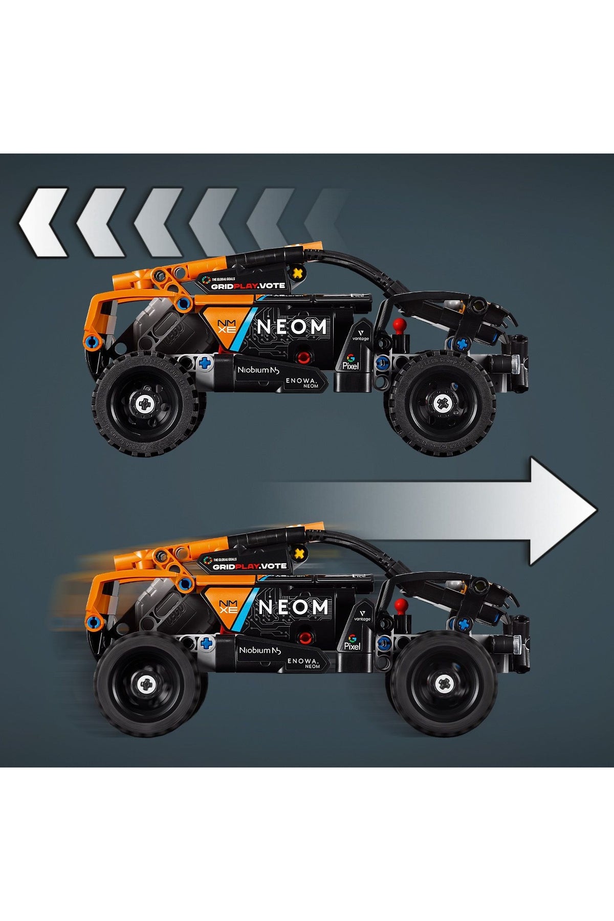 LEGO® Technic NEOM McLaren Extreme E Race Car 42166 - 7 Yaş & Üzeri Çocuklar için Yaratıcı Oyuncak Yapım Seti (252 P)