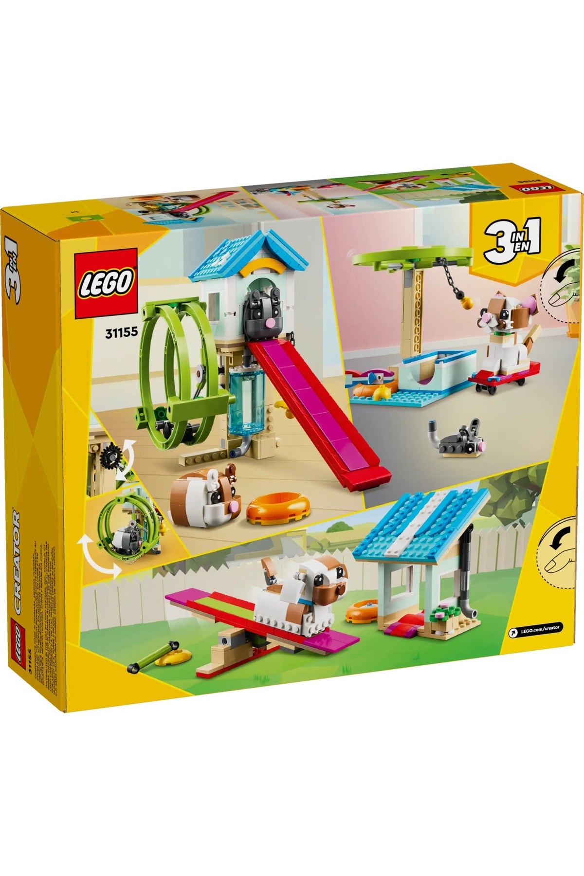 LEGO Creator 3 In 1 - 31155 Hamster Çarkı (416 Parça)