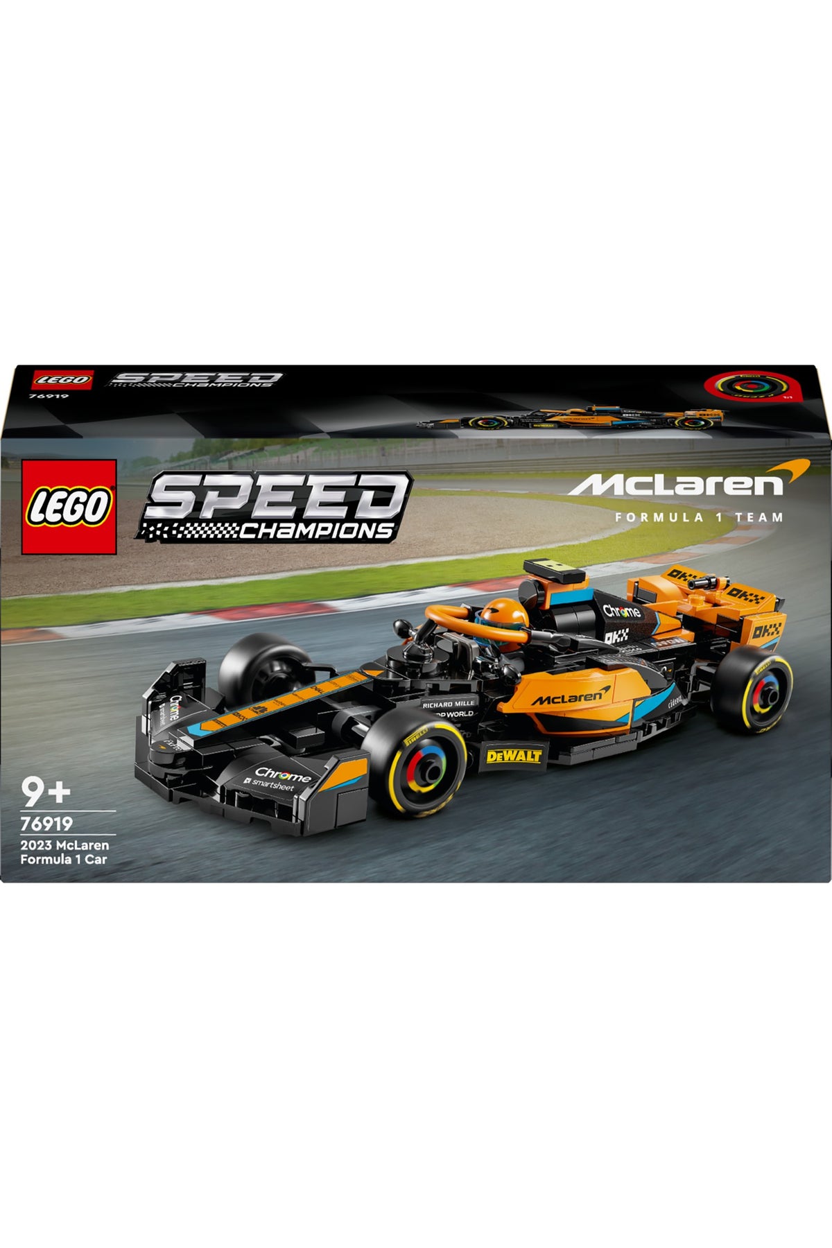 LEGO® Speed Champions 2023 McLaren Formula 1 Yarış Arabası 76919 - 9 Yaş & Üzeri Çocuklar için Oyuncak Model Yapım Seti 