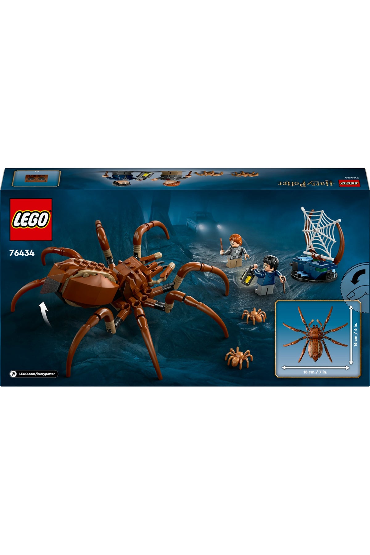 LEGO® Harry Potter™ Aragog Yasak Ormanda 76434 - 7 Yaş & Üzeri Çocuklar için Yaratıcı Oyuncak Yapım Seti (195 Parça)