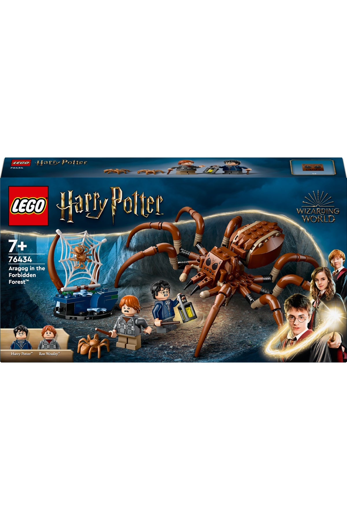 LEGO® Harry Potter™ Aragog Yasak Ormanda 76434 - 7 Yaş & Üzeri Çocuklar için Yaratıcı Oyuncak Yapım Seti (195 Parça)