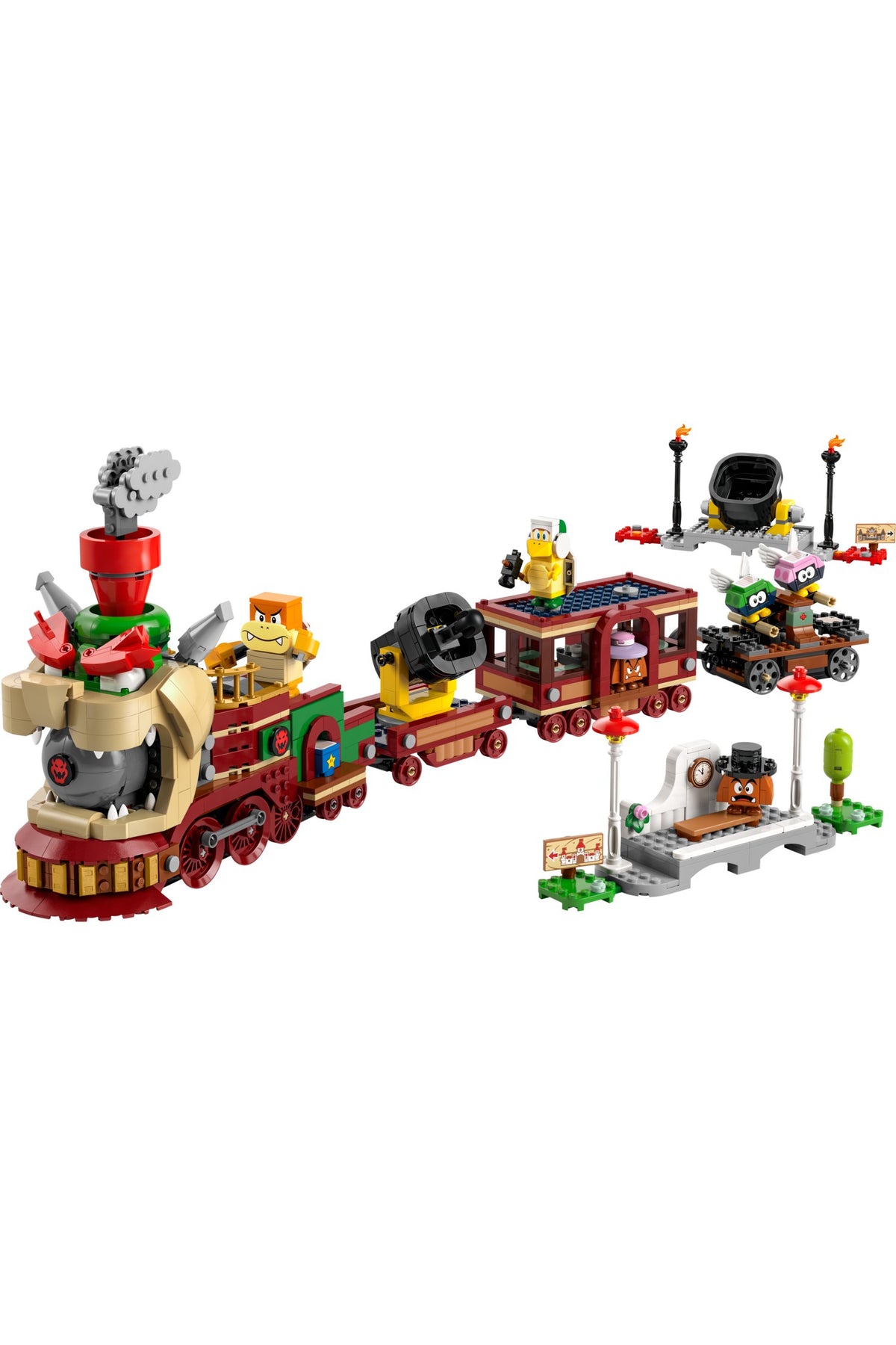 LEGO® Super Mario™ Bowser Ekspres Treni 71437 Model Yapım Seti 1392 Parça 9 Yaş ve Üzeri Çocuklar için Hediyelik