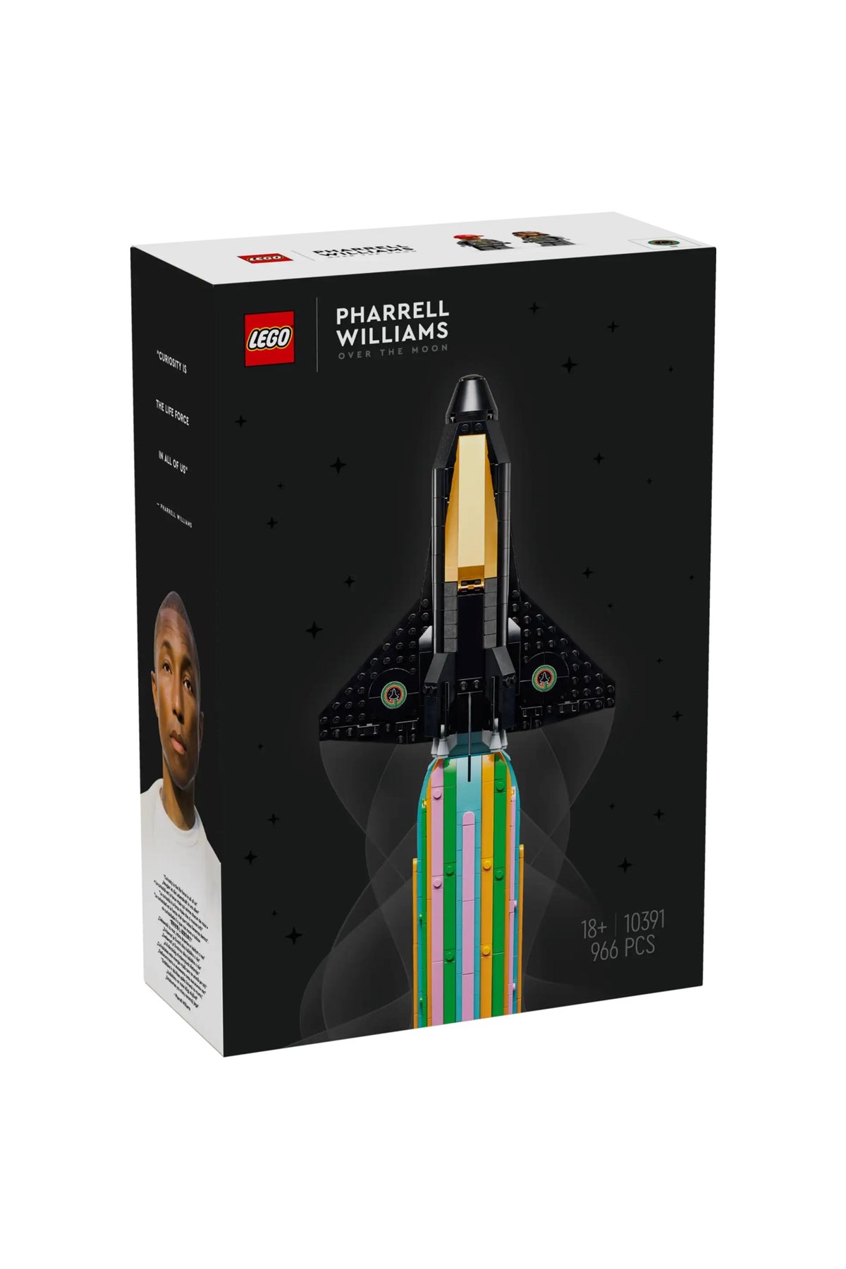 LEGO Icons 10391 - Over The Moon With Pharrell Williams Hediyelik Set 966 Parça Figür & Film Karakteri