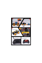 4İ Oyuncak Uzaktan Kumandalı Infinity Işıklı Mini Jeep 14cm  Turuncu - Mavi Renkli Araba 3 - 6 Yaş İçin