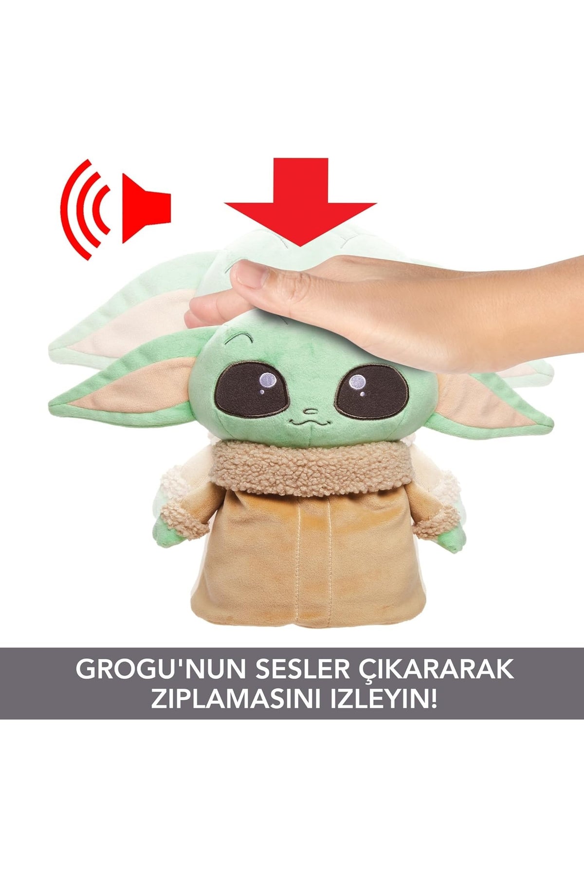 Mattel HPG48 | Star Wars Jumping Grogu Feature Plush