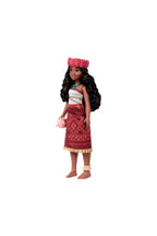 Mattel Disney Moana 2 Şarkı Söyleyen Model Bebek Moana JBT37 Kırmızı Çiçekli Kıyafet ve Kürekle
