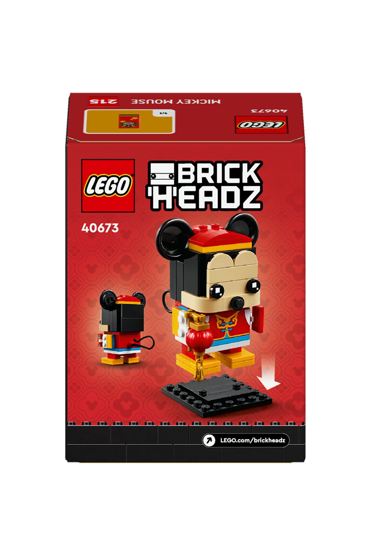 LEGO® │ Disney BrickHeadz™ Bahar Festivali Mickey Fare 40673- 10 Yaş ve Üzeri Çocuklar için Oyuncak Yapım Seti (215 Pr)
