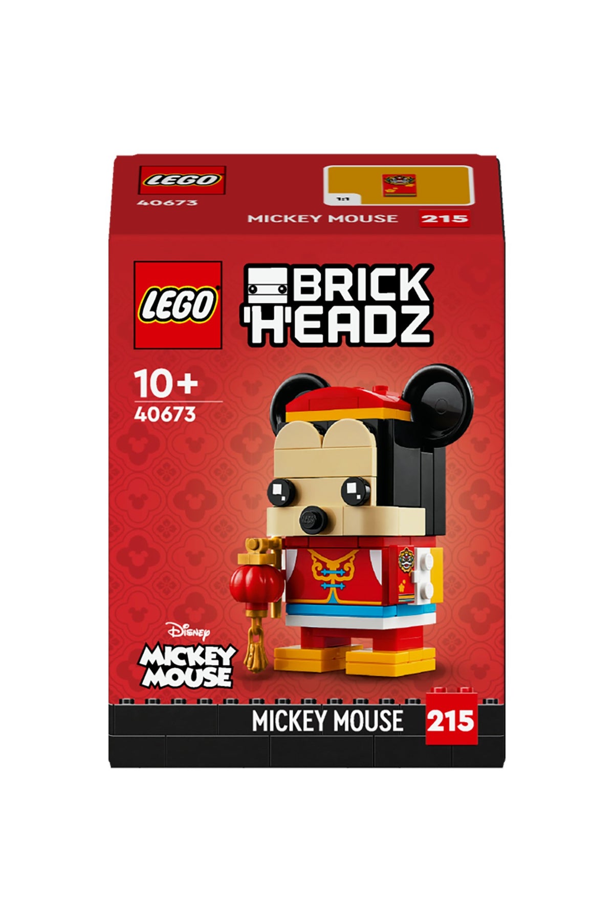 LEGO® │ Disney BrickHeadz™ Bahar Festivali Mickey Fare 40673- 10 Yaş ve Üzeri Çocuklar için Oyuncak Yapım Seti (215 Pr)