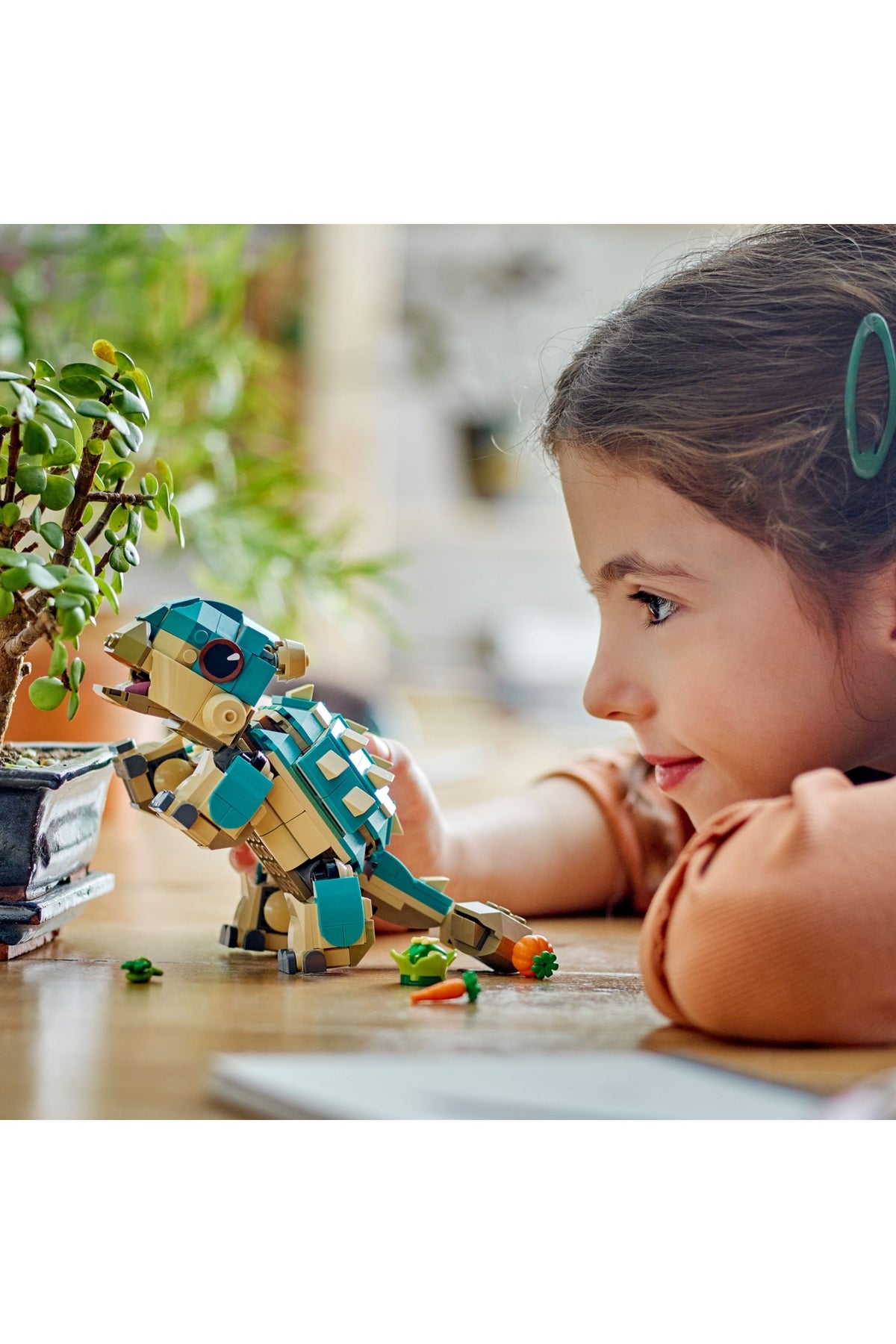 LEGO® Jurassic World Yavru Bumpy: Ankylosaurus 76962 - 7 Yaş & Üzeri Çocuklar için Yaratıcı Oyuncak Dinazor Yapım Seti (