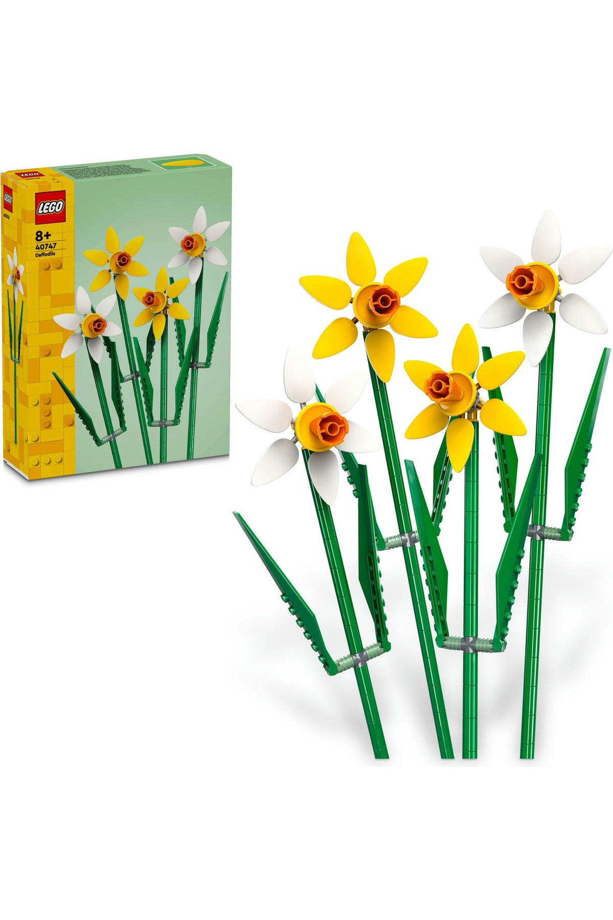 LEGO® Botanicals Nergis 40747 - 8 Yaş & Üzeri Çocuklar için Çiçek Model Yapım Seti (216 Parça)
