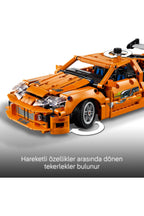 LEGO® Technic Fast and Furious Toyota Supra MK4 42204 - 9 Yaş & Üzeri Çocuklar için Yaratıcı Oyuncak Yapım Seti (810 P)