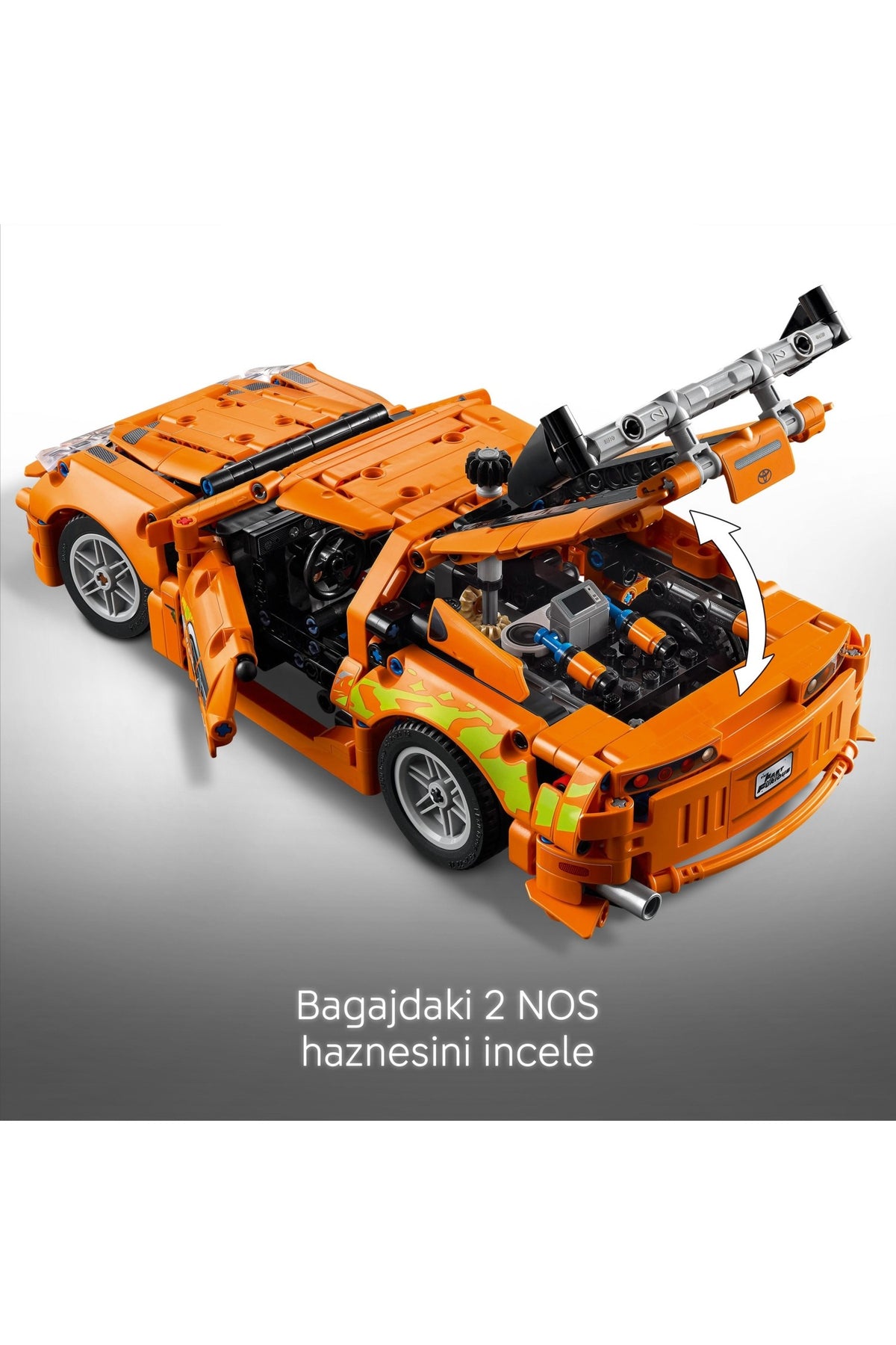 LEGO® Technic Fast and Furious Toyota Supra MK4 42204 - 9 Yaş & Üzeri Çocuklar için Yaratıcı Oyuncak Yapım Seti (810 P)