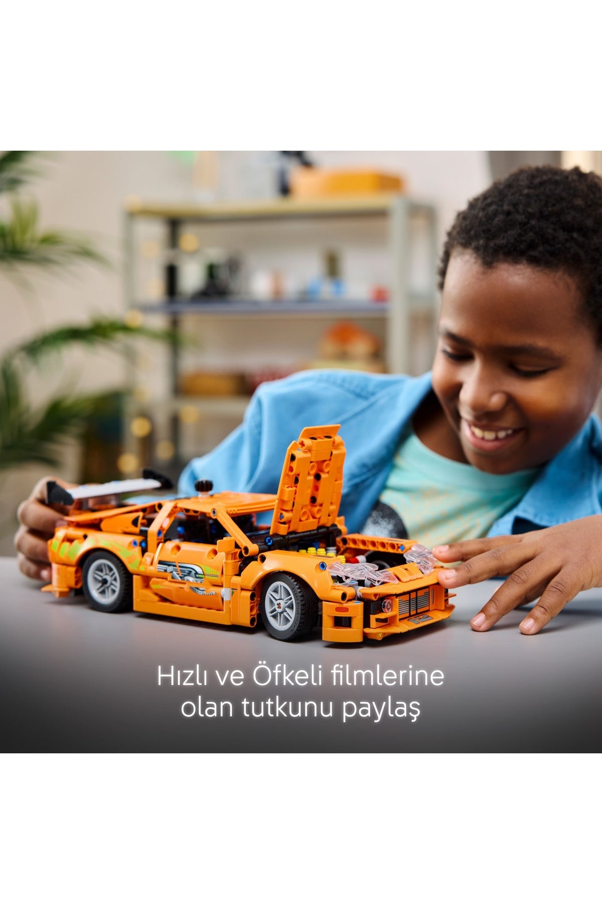 LEGO® Technic Fast and Furious Toyota Supra MK4 42204 - 9 Yaş & Üzeri Çocuklar için Yaratıcı Oyuncak Yapım Seti (810 P)