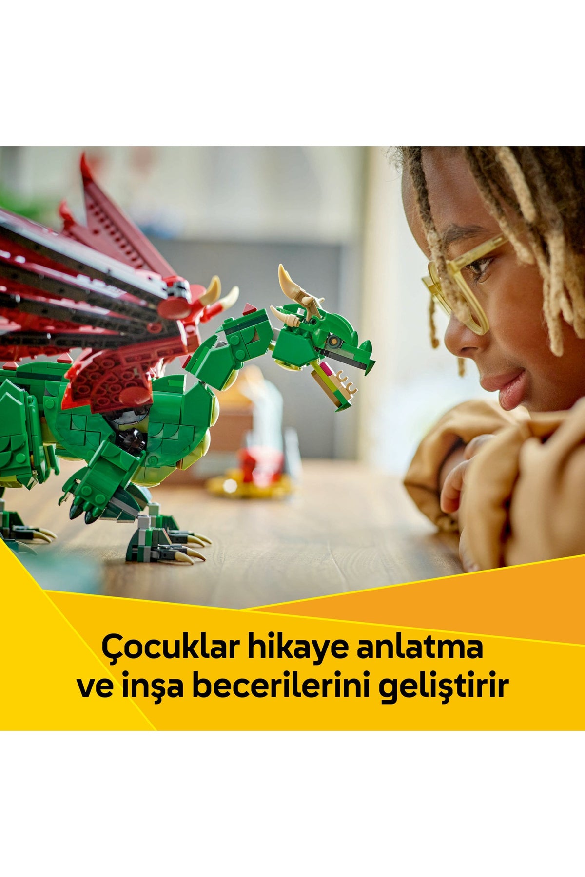 LEGO Creator 3'ü 1 Arada Orta Çağ Ejderhası 31161