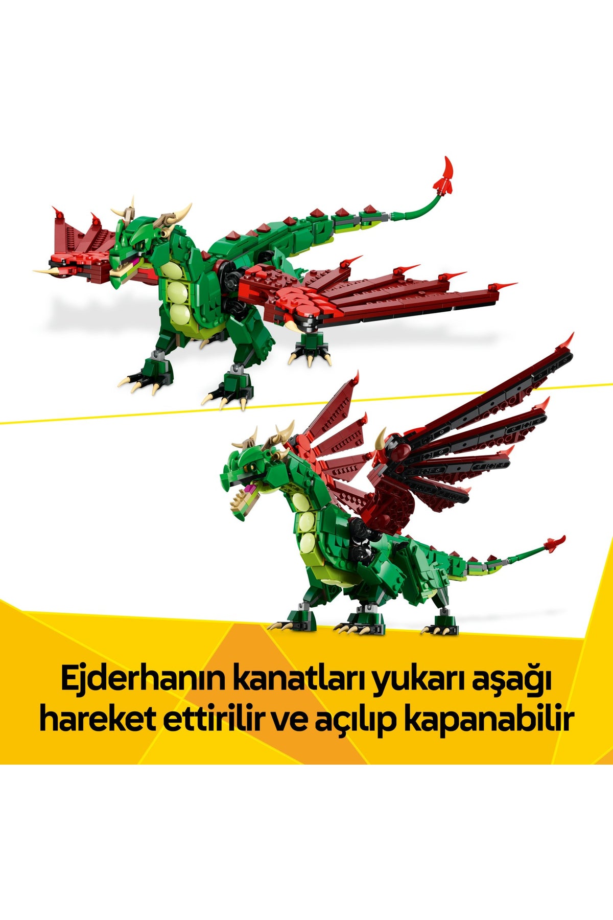 LEGO Creator 3'ü 1 Arada Orta Çağ Ejderhası 31161