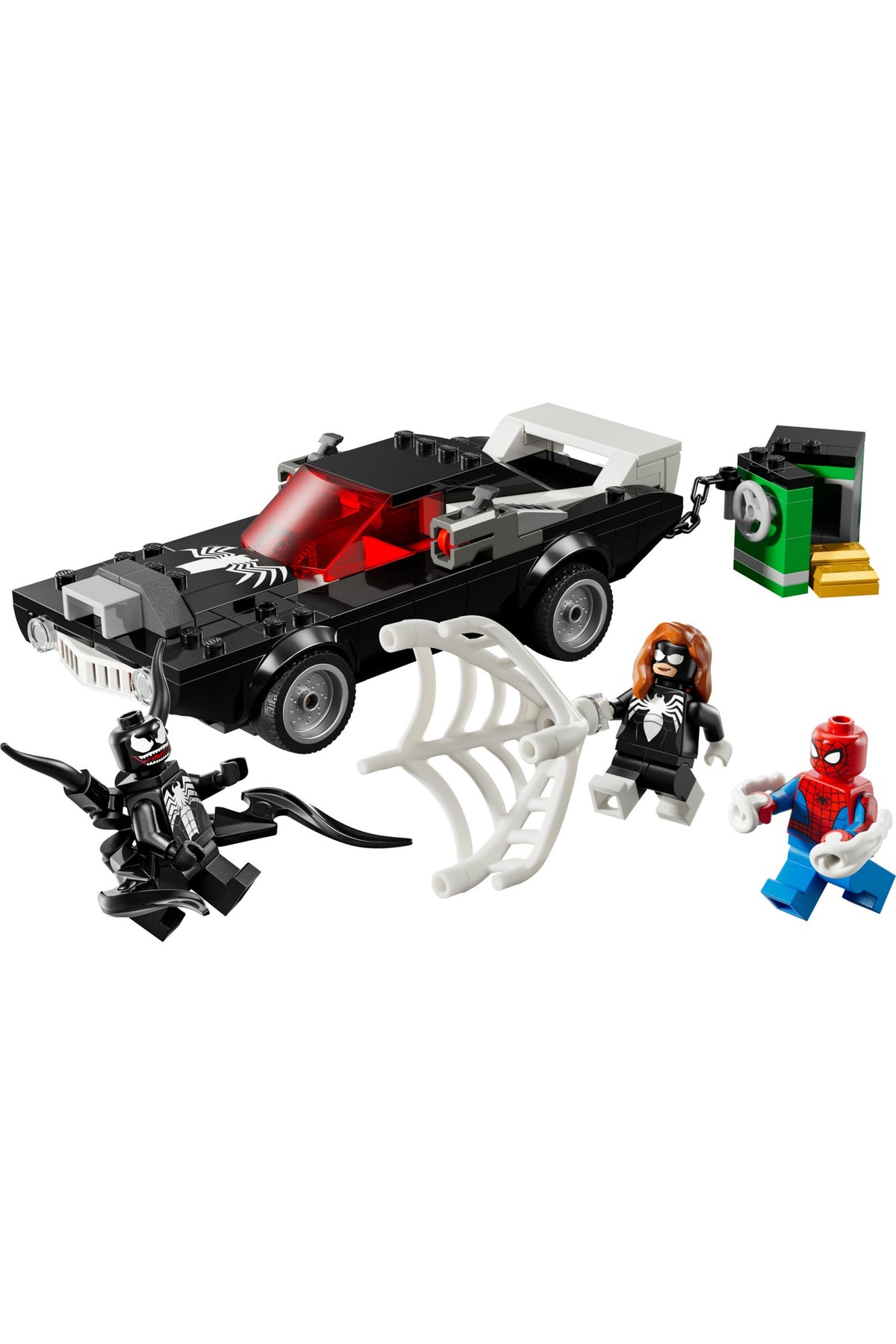 LEGO ® ǀ Marvel Örümcek Adam, Venom Arabasına Karşı 76309 - 7+ Yaş Çocuklar için Araç İçeren Yaratıcı Oyuncak Yapım Seti