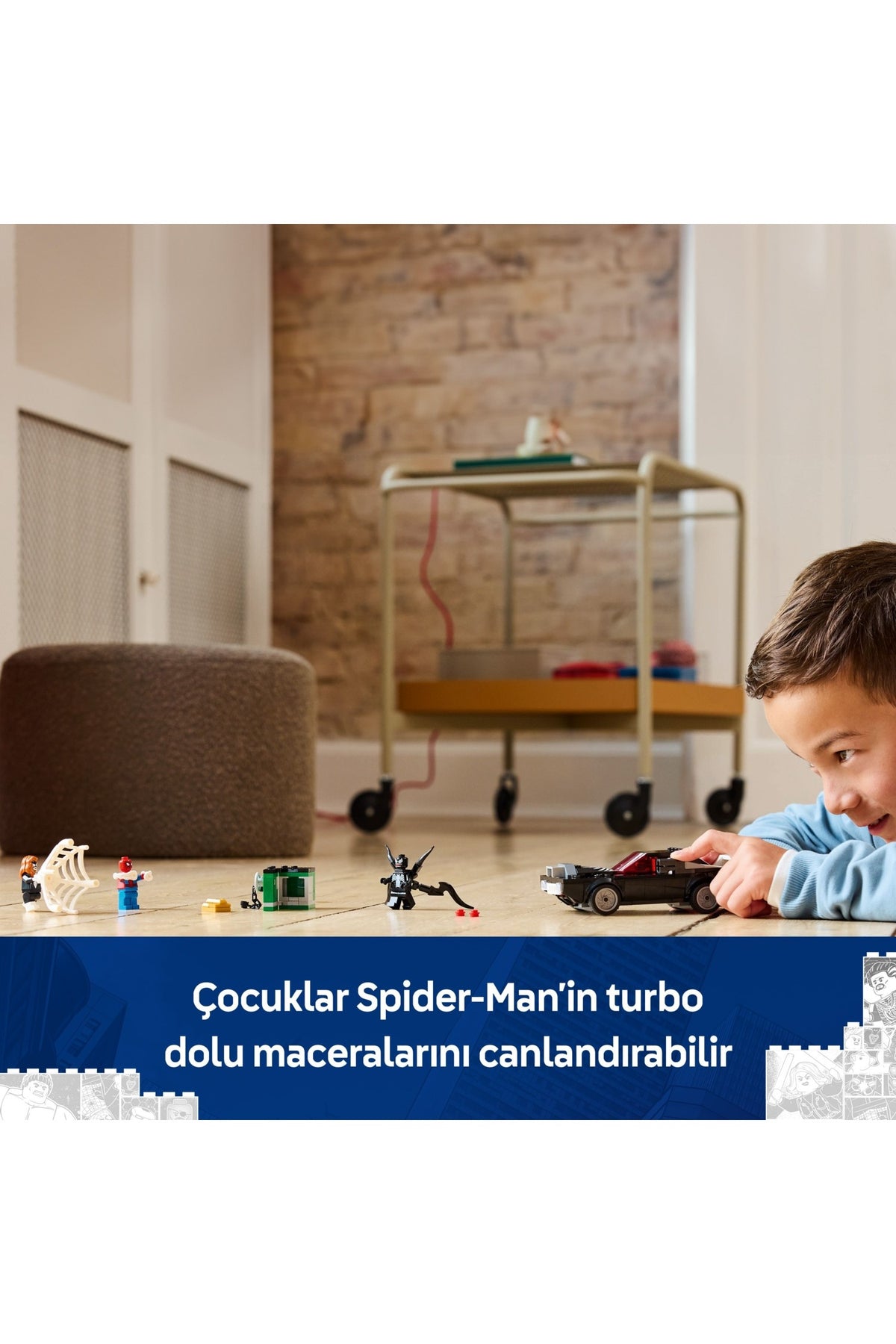 LEGO ® ǀ Marvel Örümcek Adam, Venom Arabasına Karşı 76309 - 7+ Yaş Çocuklar için Araç İçeren Yaratıcı Oyuncak Yapım Seti