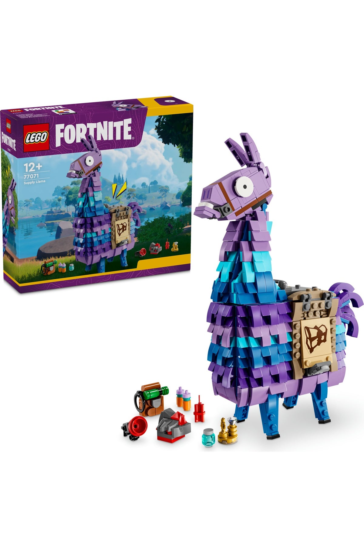 LEGO® Fortnite® Mühimmat Laması 77071 - 12 Yaş & Üzeri Video Oyunu Seven Çocuklar için Yaratıcı Oyuncak Yapım Seti (691 
