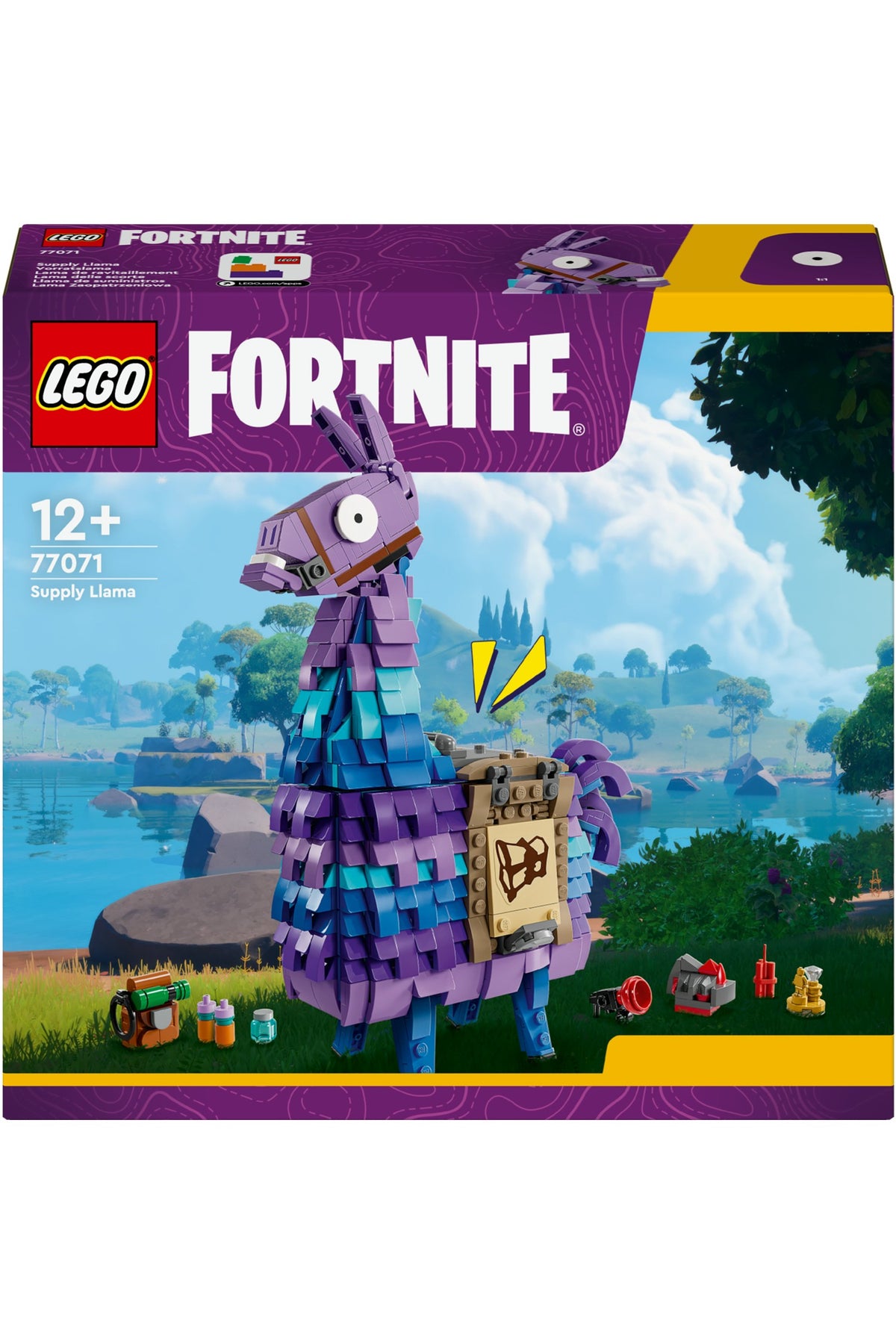 LEGO® Fortnite® Mühimmat Laması 77071 - 12 Yaş & Üzeri Video Oyunu Seven Çocuklar için Yaratıcı Oyuncak Yapım Seti (691 