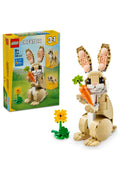 LEGO® Creator 3’ü 1 Arada Sevimli Tavşan 31162 - 8 Yaş & Üzeri Çocuklar için Yaratıcı Oyuncak Yapım Seti (326 Parça)