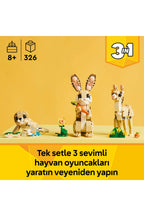LEGO® Creator 3’ü 1 Arada Sevimli Tavşan 31162 - 8 Yaş & Üzeri Çocuklar için Yaratıcı Oyuncak Yapım Seti (326 Parça)