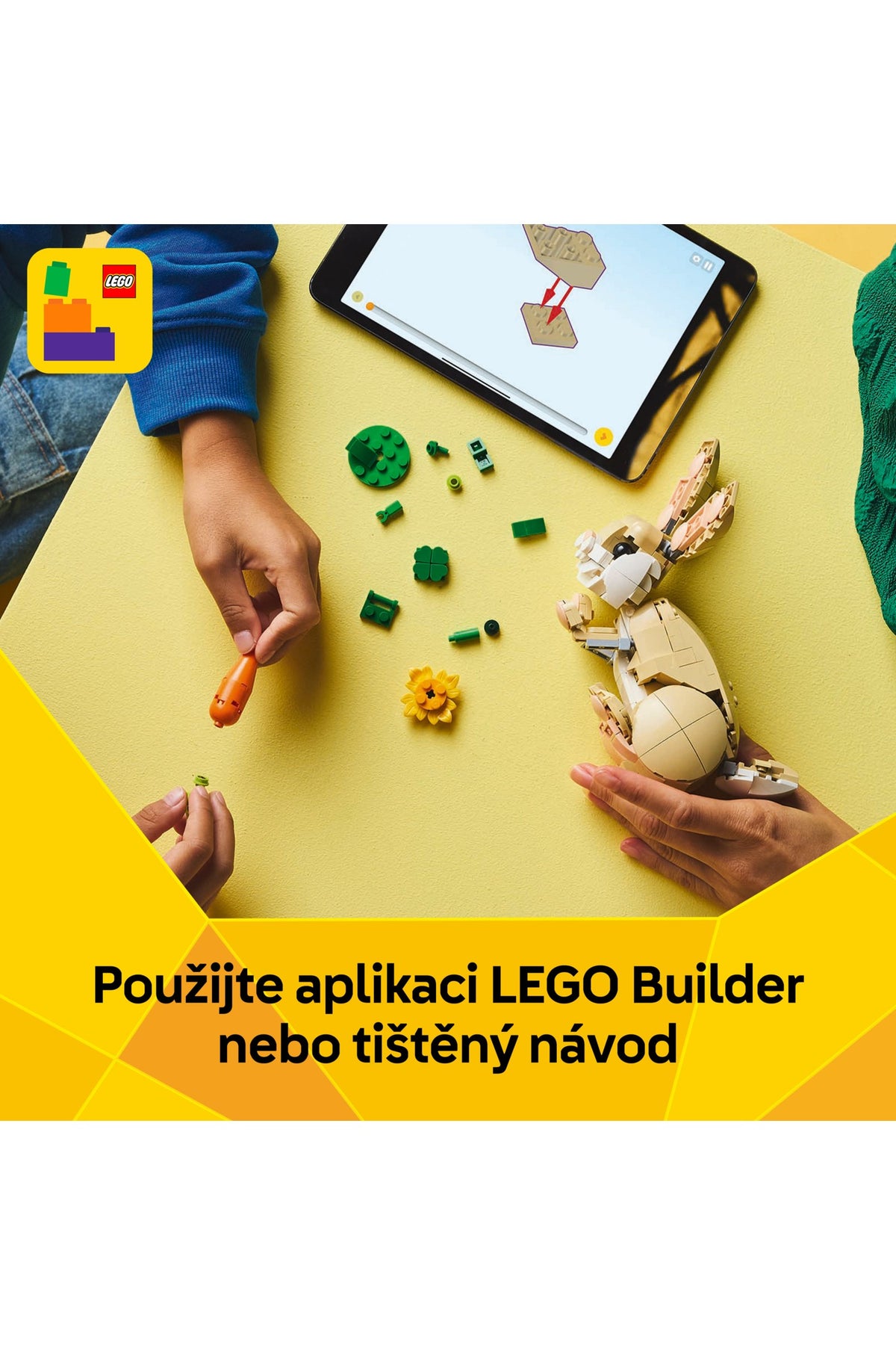 LEGO® Creator 3’ü 1 Arada Sevimli Tavşan 31162 - 8 Yaş & Üzeri Çocuklar için Yaratıcı Oyuncak Yapım Seti (326 Parça)