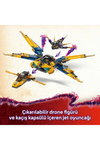 LEGO® NINJAGO® 71833 Ras ve Arin'in Süper Fırtına Jeti 71833 510 Parça Yaratıcı Oyuncak Seti Hediyelik