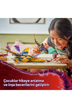 LEGO® NINJAGO® 71833 Ras ve Arin'in Süper Fırtına Jeti 71833 510 Parça Yaratıcı Oyuncak Seti Hediyelik