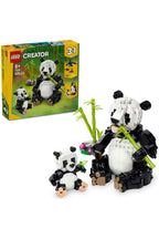 LEGO® Creator 3’ü 1 Arada Vahşi Hayvanlar: Panda Ailesi 31165 - 8+ için Orka veya Penguene Dönüşebilen Oyuncak Yapım Set