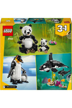 LEGO® Creator 3’ü 1 Arada Vahşi Hayvanlar: Panda Ailesi 31165 - 8+ için Orka veya Penguene Dönüşebilen Oyuncak Yapım Set