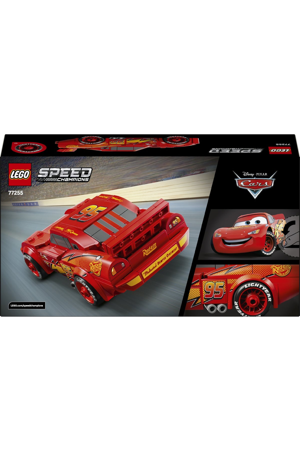 LEGO® Speed Champions | Şimşek McQueen 77255 - 9 Yaş ve Üzeri Çocuklar için Disney Pixar Arabalar Temalı Oyuncak Yapım S