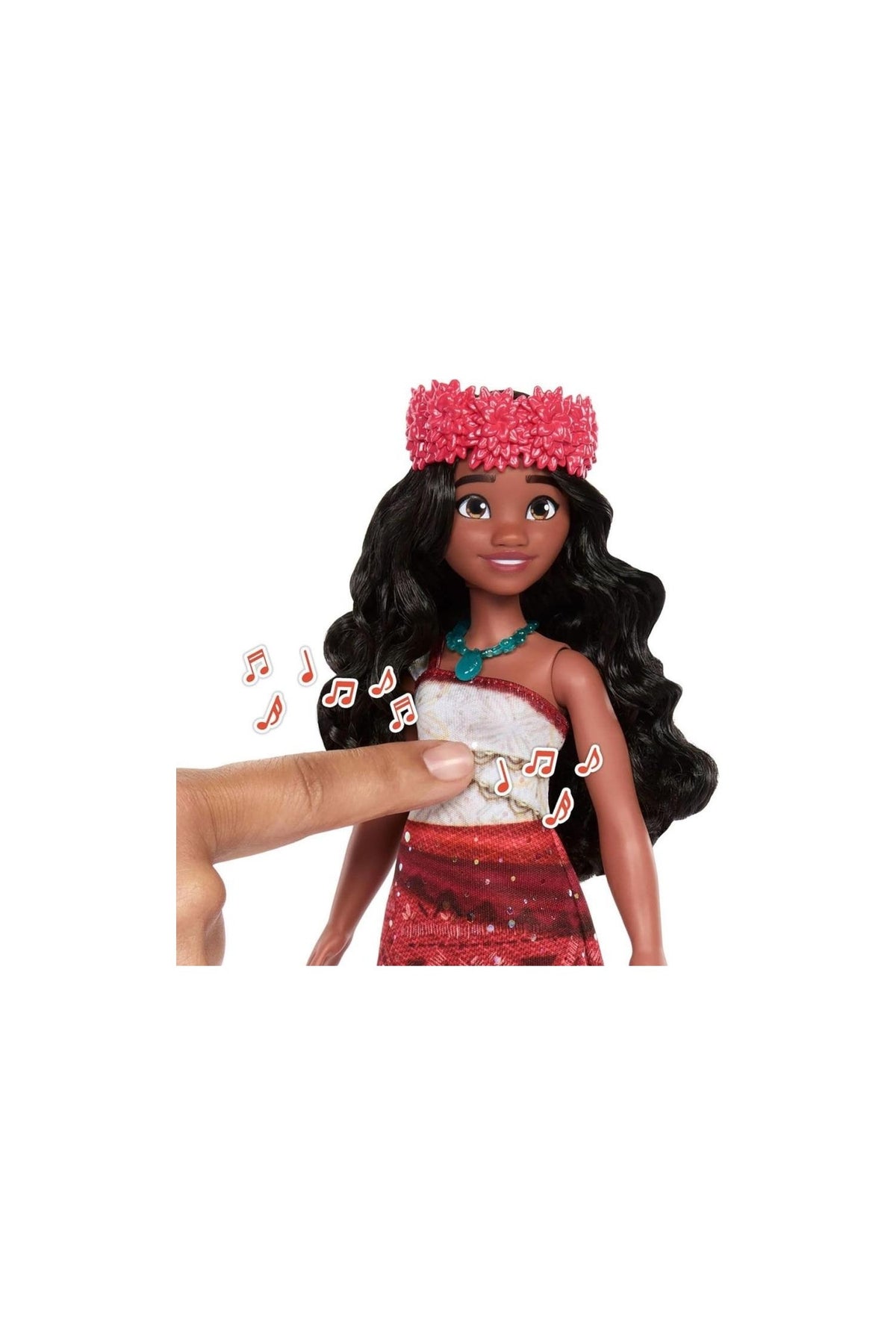 JBT37 Disney Moana 2 Şarkı Söyleyen Moana Bebeği Eğlenceli Aksesuarlarla Renkli Macera