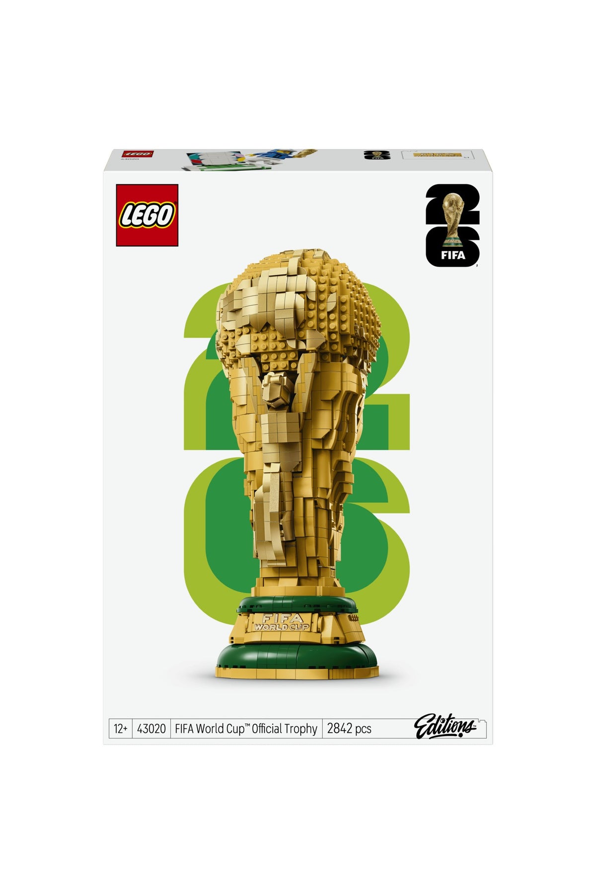 LEGO® Editions FIFA Dünya Kupası Resmi Kupa 43020 - 12 Yaş Üzeri Çocuklar İçin İnsan Figürü İçeren Oyuncak Yapım Seti (2