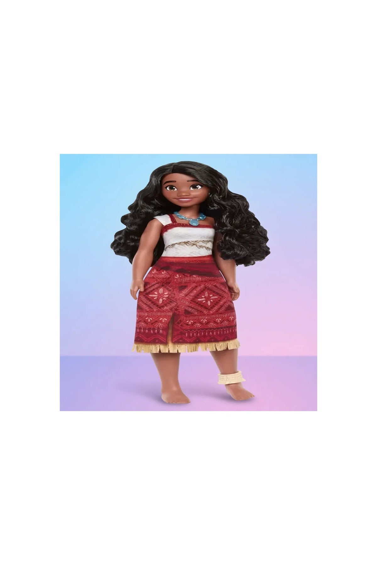 Mattel JBT33 Moana Bebek Disney Prenses Temalı Kız Çocuk Hediye Uzun Dalgalı Saçlı