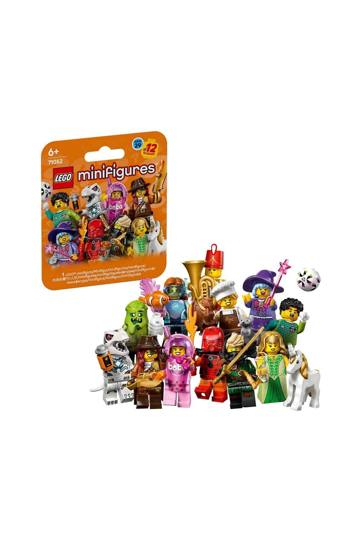 lego minifigures seri 29 71052 - 6 yaş ve üzeri ıçin koleksiyonluk küçük oyuncak ıçeren  (8 parça)
