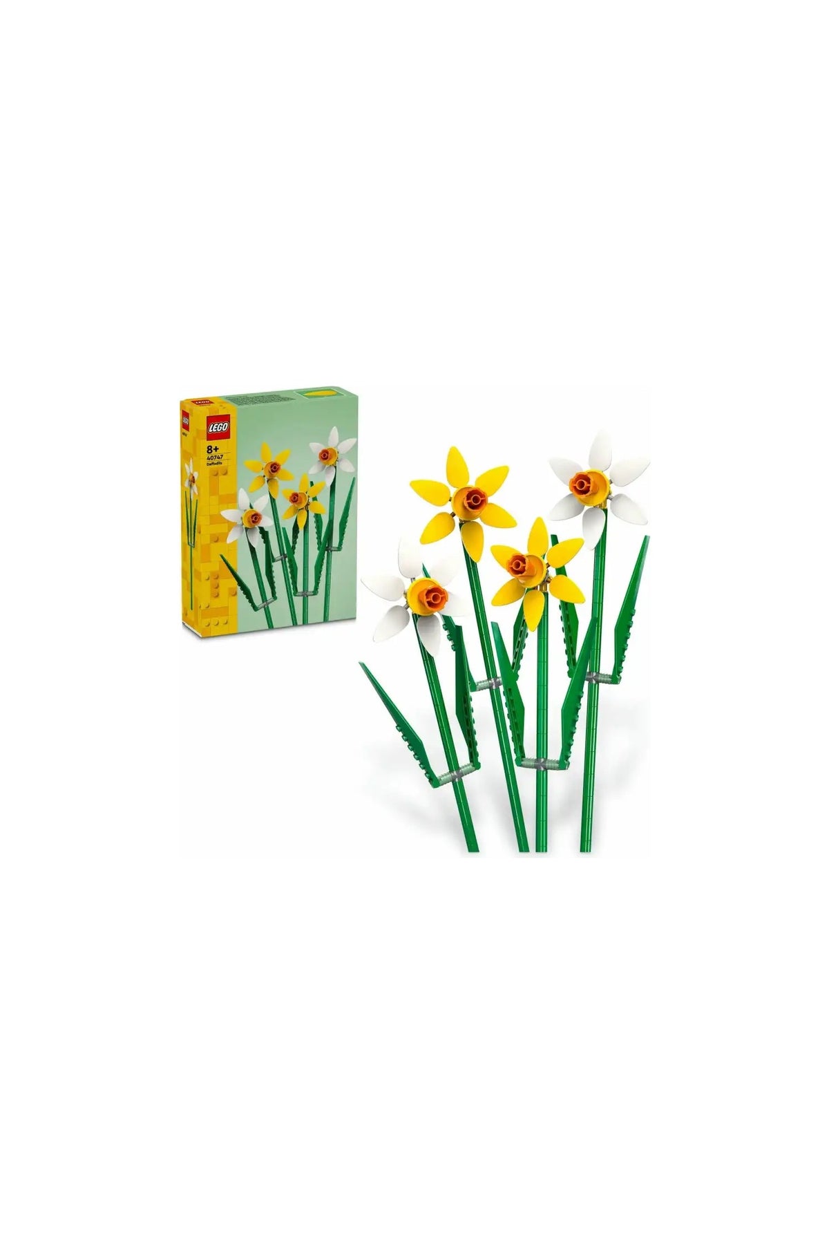 LEGO® Botanicals Nergis 40747 - 8 Yaş & Üzeri Çocuklar için Çiçek Model Yapım Seti (216 Parça)