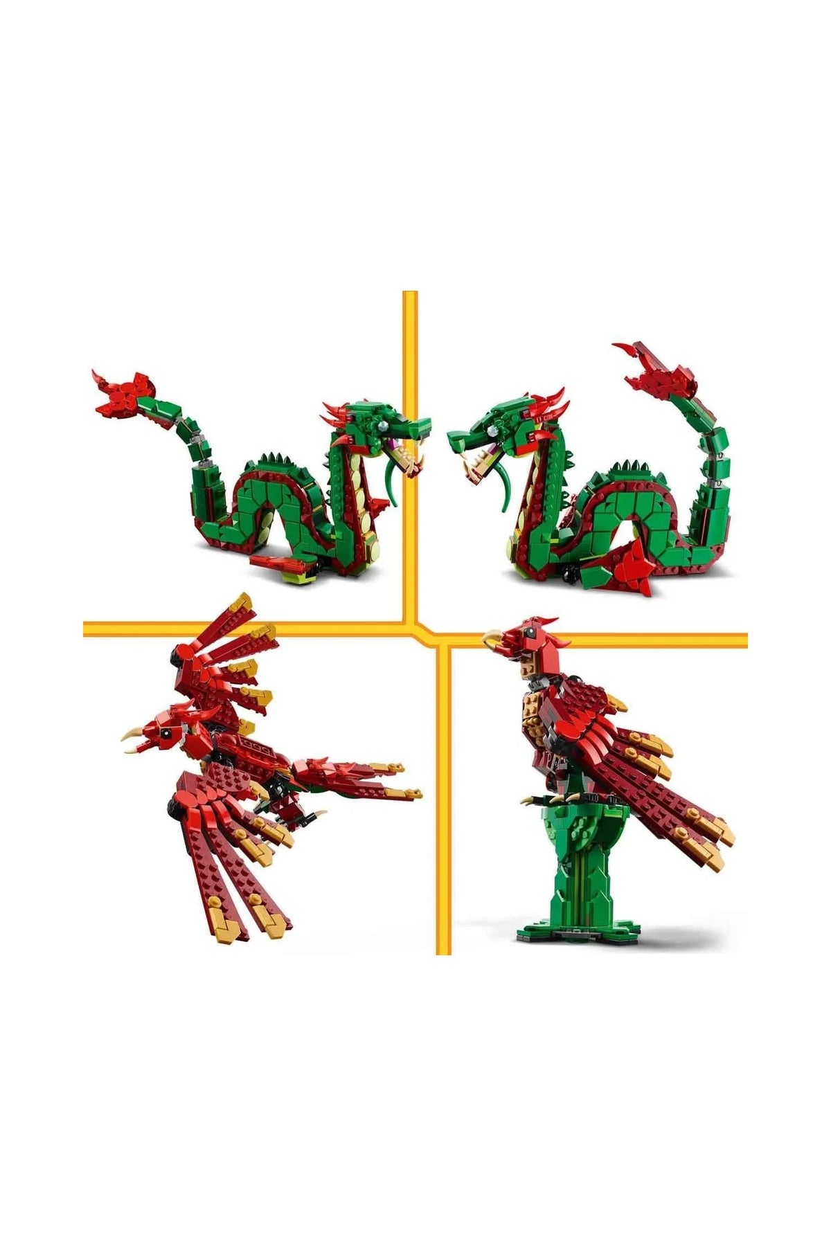 LEGO Creator 3'ü 1 Arada Orta Çağ Ejderhası 31161
