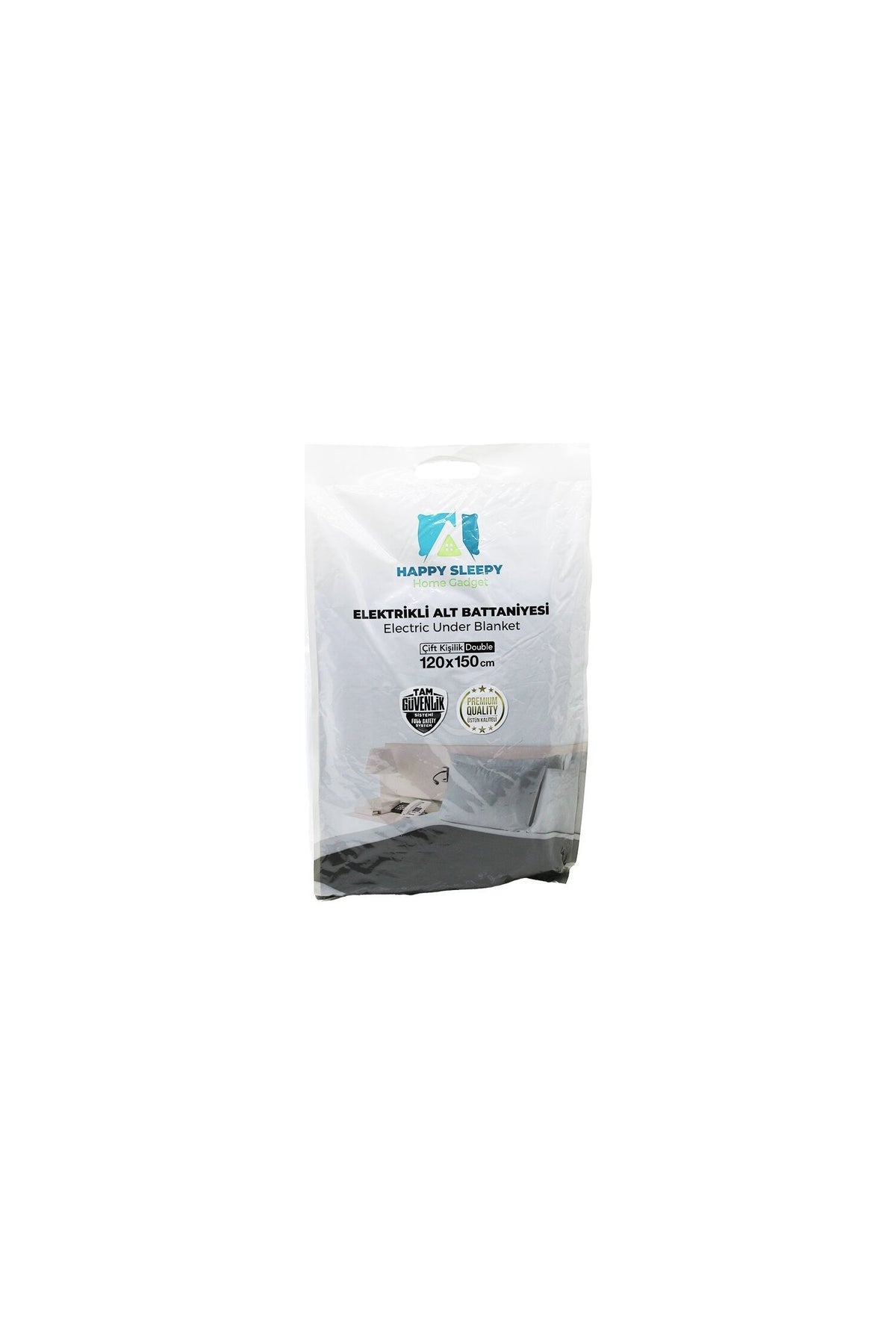 Happy Sleepy Home Gadget Battaniye 120X150CM 220V-50HZ / 45/90W / 0.405A Elektrikli Çift Kişilik