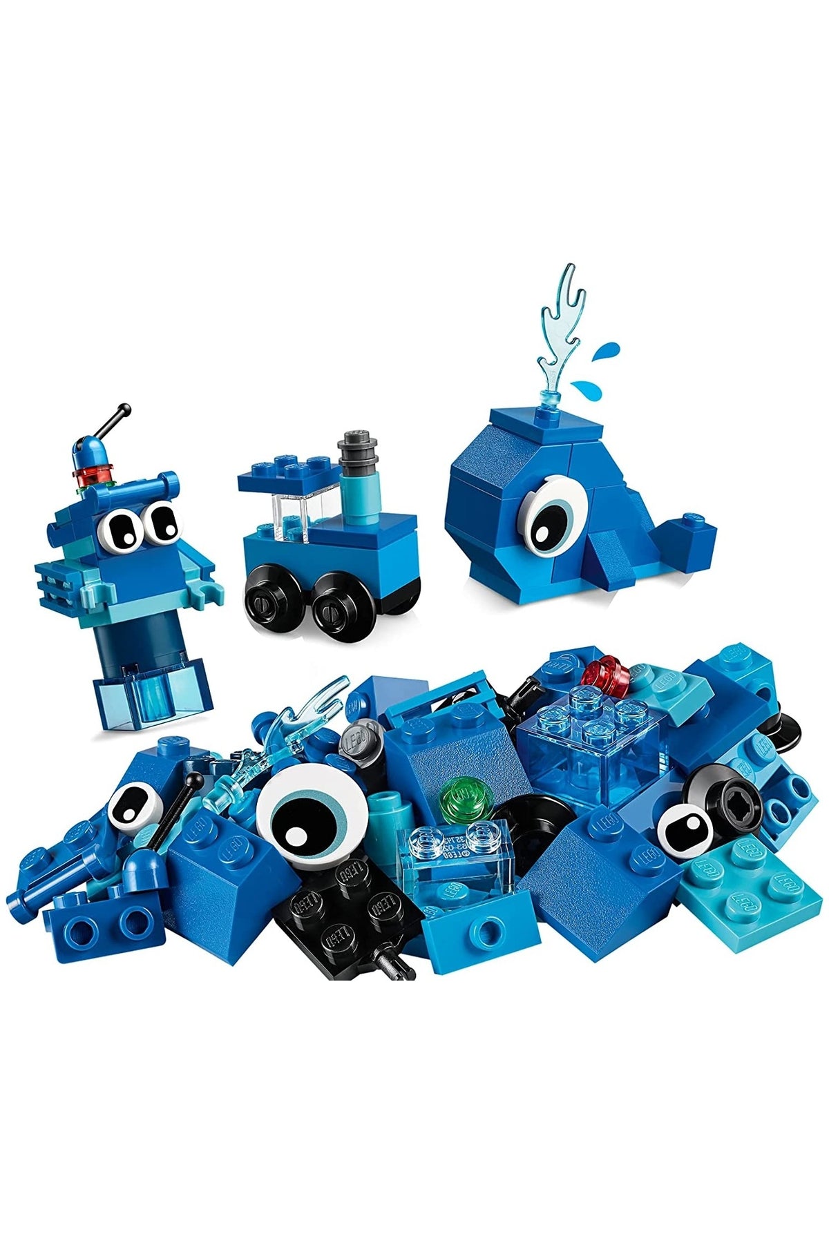 LEGO® Classic 52 Parçalık Yaratıcı Mavi Yapım Parçaları Seti (11006) - Çocuklar İçin Eğlenceli Hediye