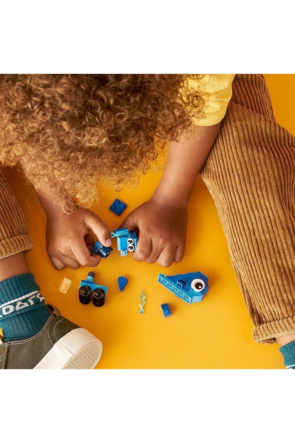 LEGO® Classic 52 Parçalık Yaratıcı Mavi Yapım Parçaları Seti (11006) - Çocuklar İçin Eğlenceli Hediye