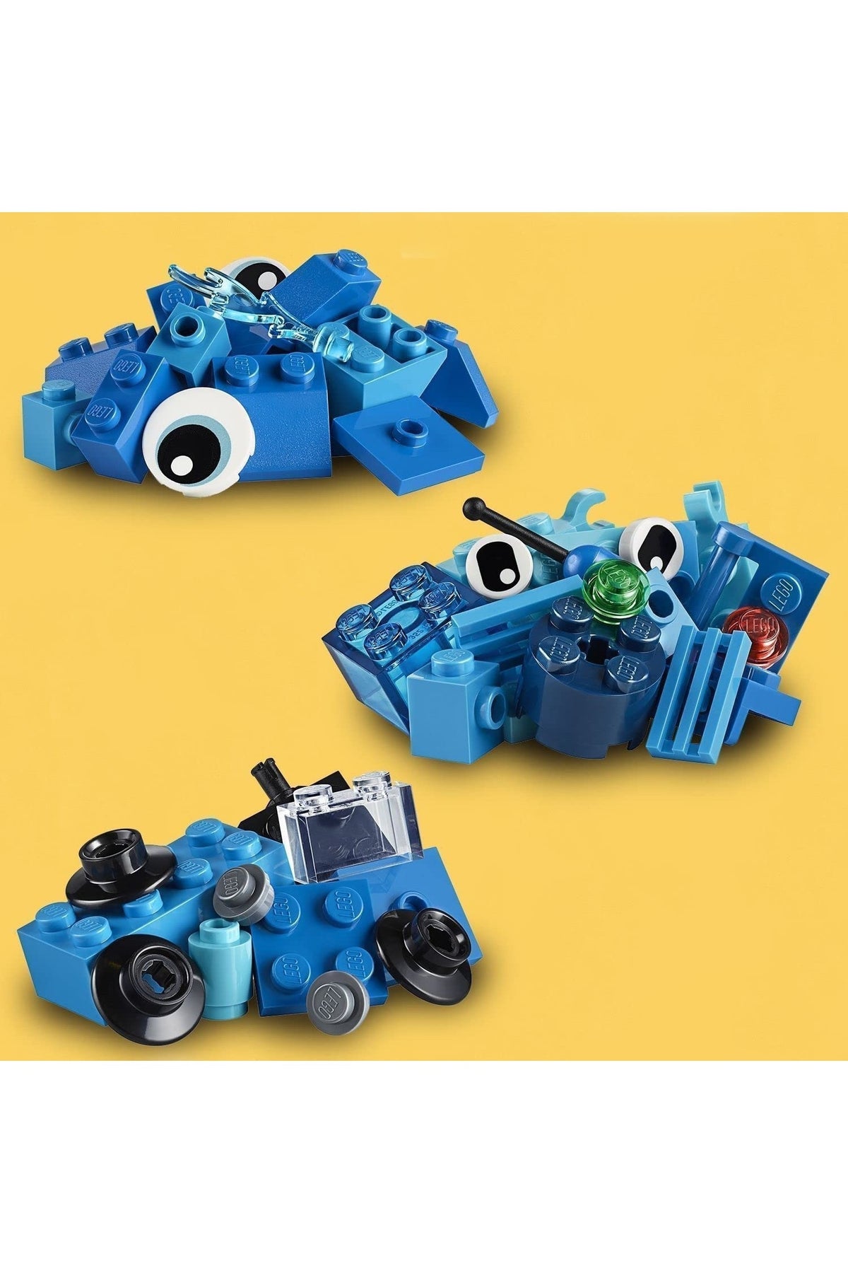 LEGO® Classic 52 Parçalık Yaratıcı Mavi Yapım Parçaları Seti (11006) - Çocuklar İçin Eğlenceli Hediye