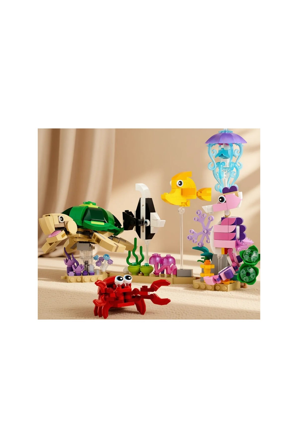 LEGO Creator 3-In-1 31158 Deniz Hayvanları Hediyelik Tipi 421 Parça Eğlenceli Model